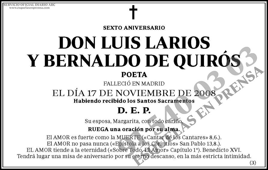 Luis Larios y Bernaldo de Quirós